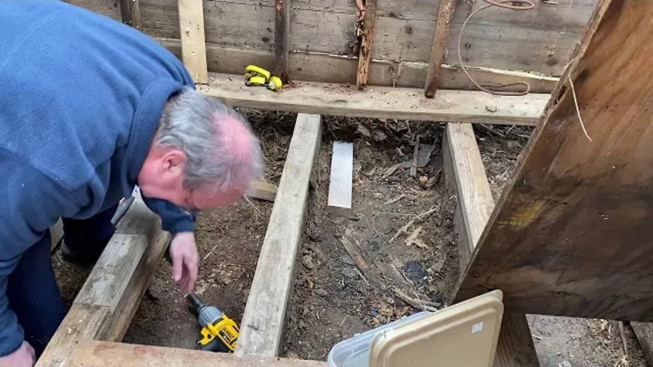 The Old Corn Crib - #14: Voila!! The Joists can be Lived with Now