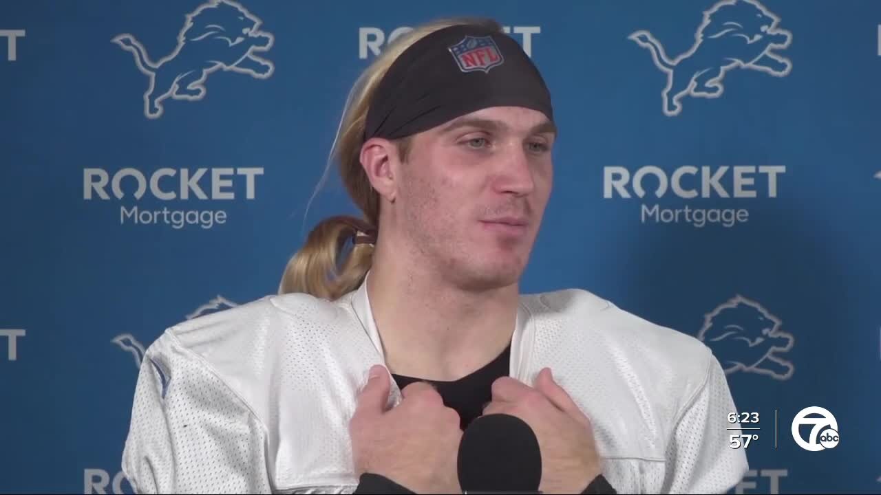 Lions LB Alex Anzalone: 'When you're 0-7, you're desperate'