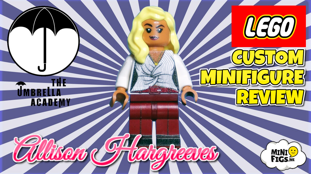 CUSTOM LEGO MINIFIGURE REVIEW ALLISON HARGREEVES - Another Umbrella Academy based minifigure