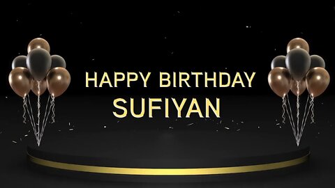 Wish you a very Happy Birthday Sufiyan