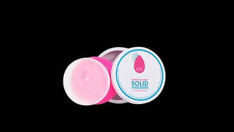 BEAUTYBLENDER Charcoal Infused BLENDERCLEANSER Solid Pro for Cleaning Makeup Sponges & Brushes,...