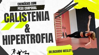 Hipertrofia somente com peso corporal? Calistenia pra hipertrofia?#hipertrofia #hipertrofiamuscular