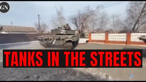 TANKS IN THE STREET