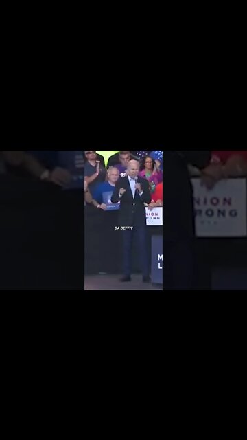 Joe Biden tried his hardest to say "reduced the deficit" #shorts