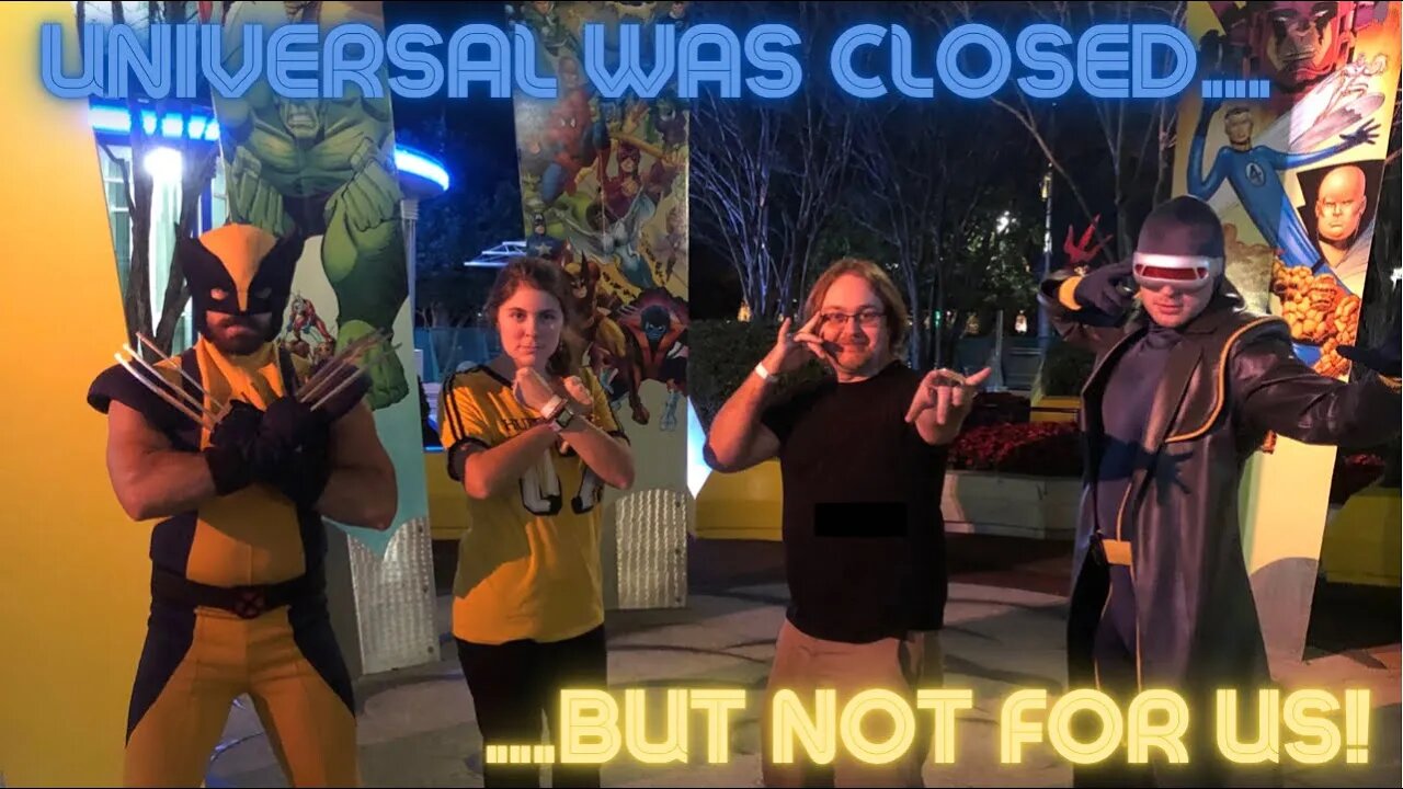 What is it like at the Universal Orlando Resort for a private after-hours event?