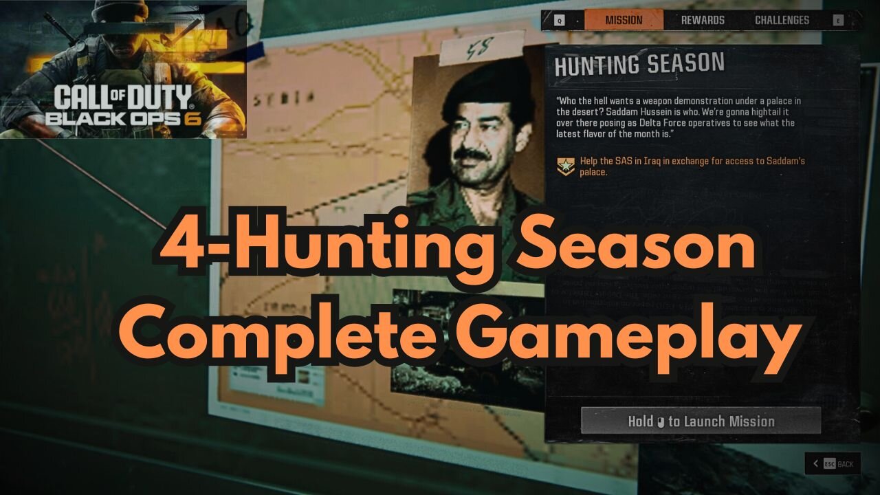 4 Hunting Season Complete Call Of Duty Black Ops 6 Gameplay