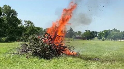 Lighting A Burn Pile From Start To Finish - Tips On How Not To Have To Get Fire Dept Involved