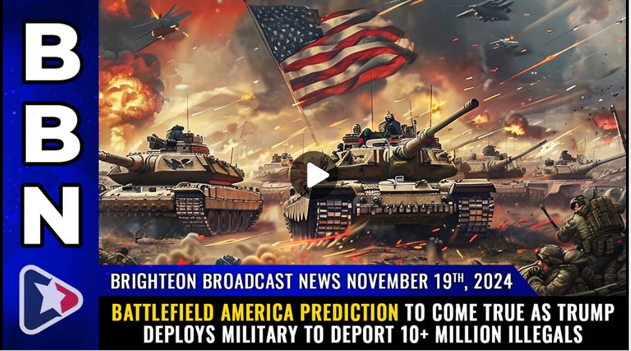 BATTLEFIELD AMERICA prediction to come true as Trump deploys military to deport 10+ million illegals