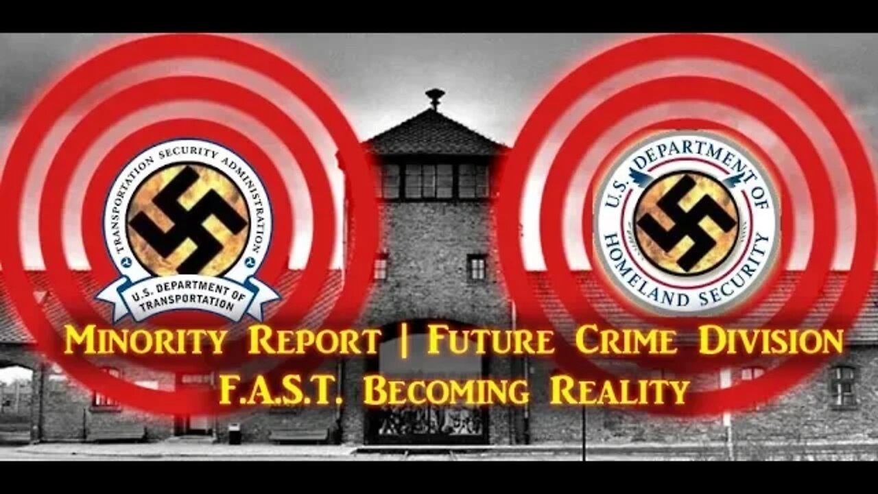 Minority Report Future Crime Division F A S T Becoming Reality