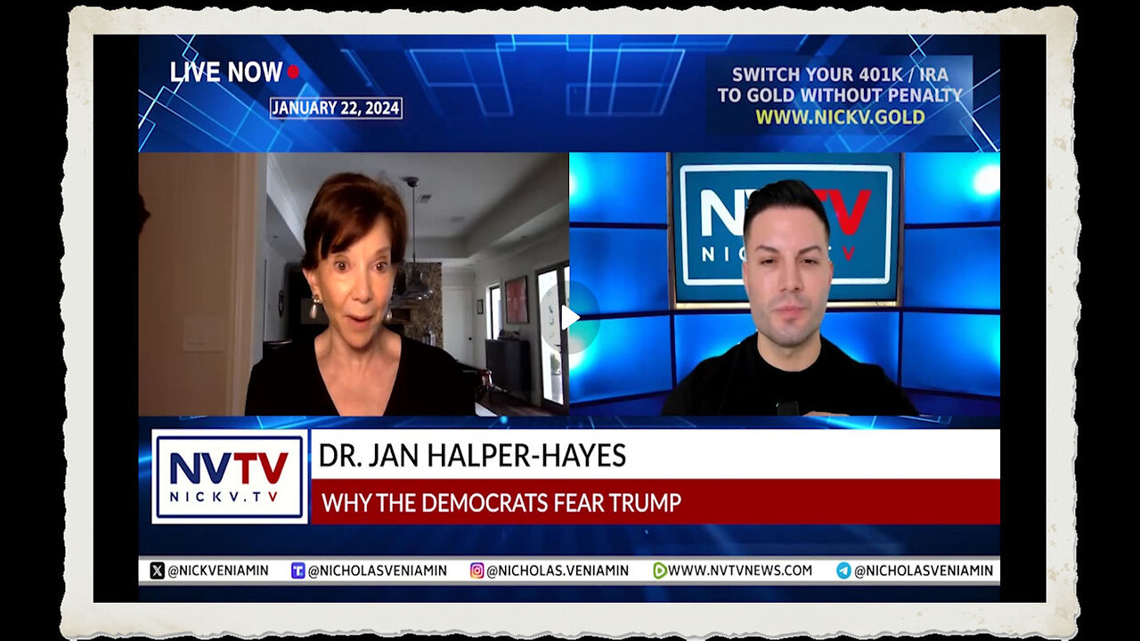 Dr. Jan Harper-Hayes Discusses Why The Democrats Fear Trump with Nicholas Veniamin