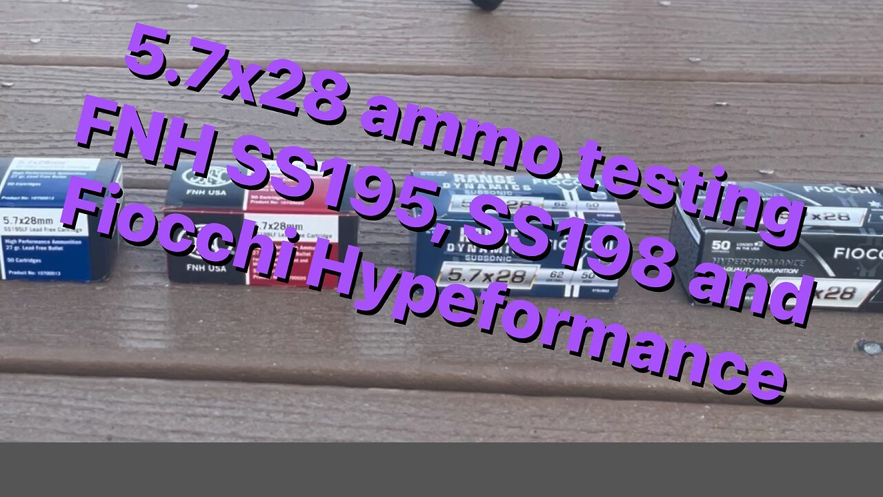 5.7x28 ammo tests with the PSA rock