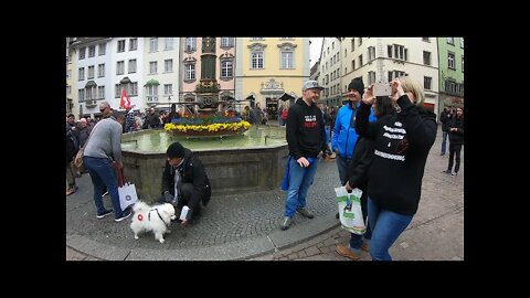 Anti-Corona-Massnahmen Demo - Schaffhausen - 17.04.2021