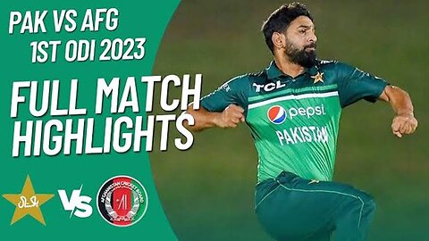 PAKISTAN VS AFGHANISTAN | FULL HIGHLIGHTS 1ST ODI 2023 | Haris Rauf Man of the Match