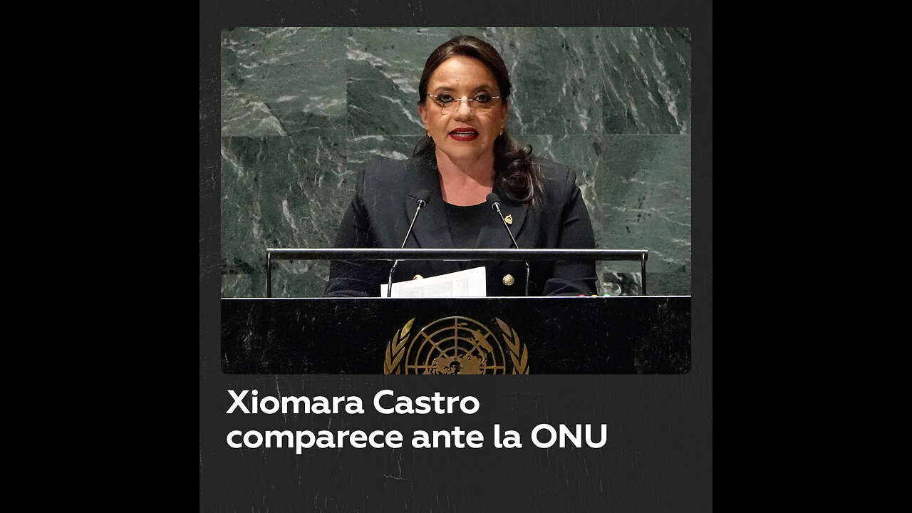 La presidenta de Honduras se dirige a la Asamblea General de la ONU