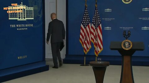 As usual, Biden refuses to take questions and walks away.