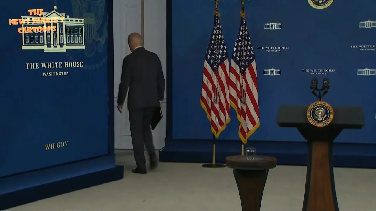 As usual, Biden refuses to take questions and walks away.