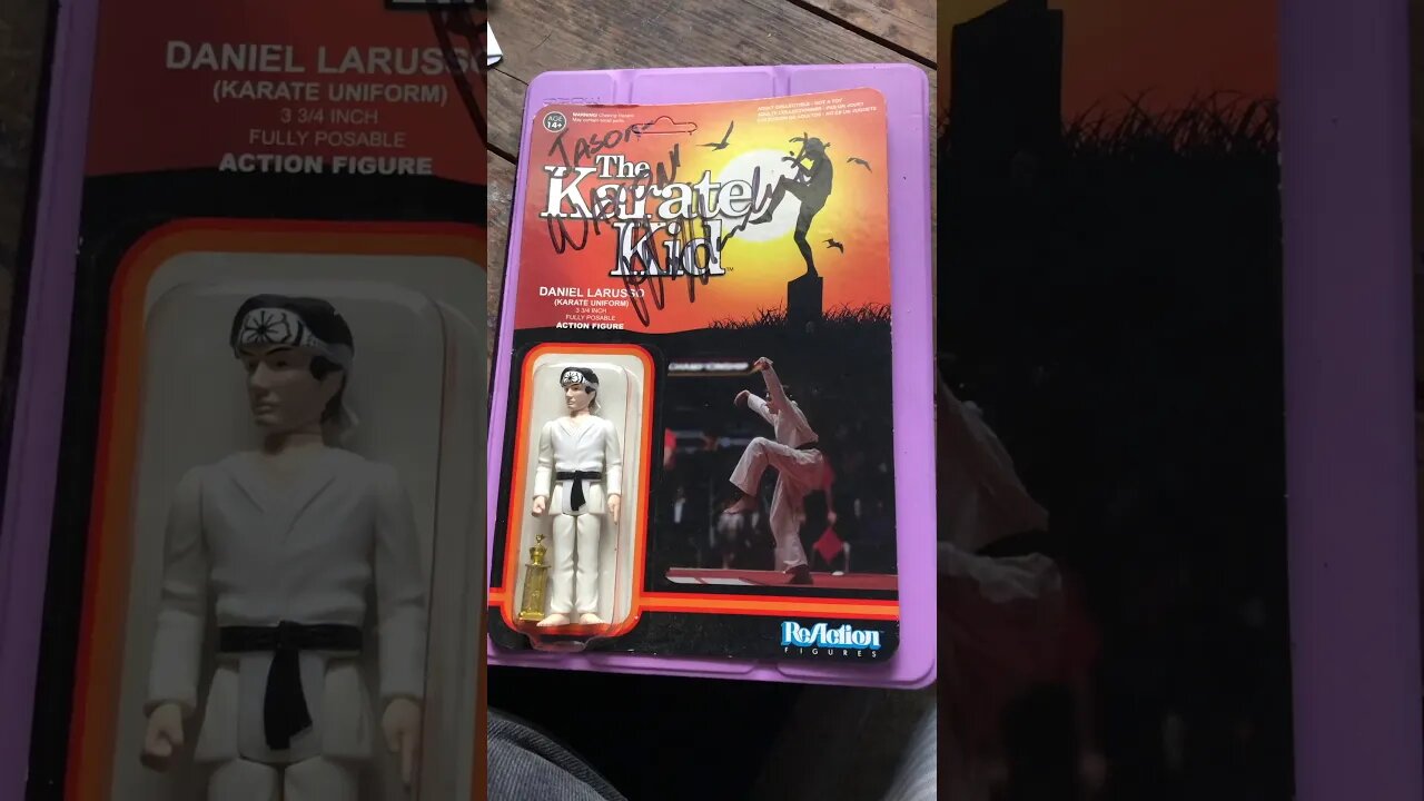 My Ralph Macchio Signed Action Figure