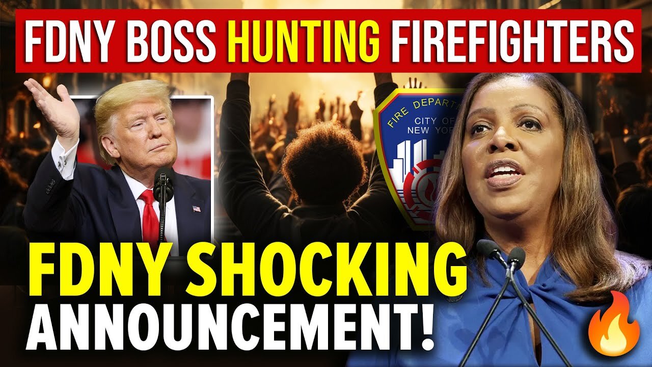 SHOCKING! FDNY Searching for Firefighters Who Booed AG Letitia James 🔥 Cheered Donald Trump