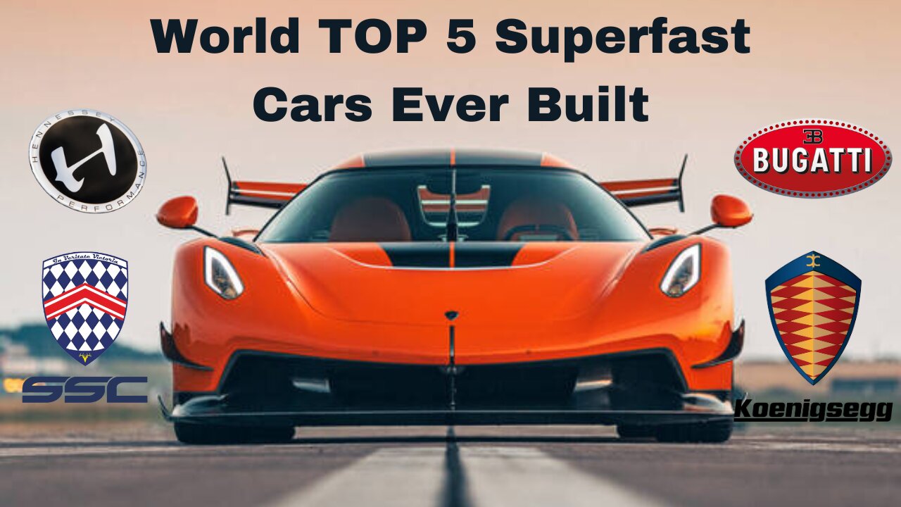 Speed Demons on Wheels: The World's Top 5 Superfast Cars Revealed!