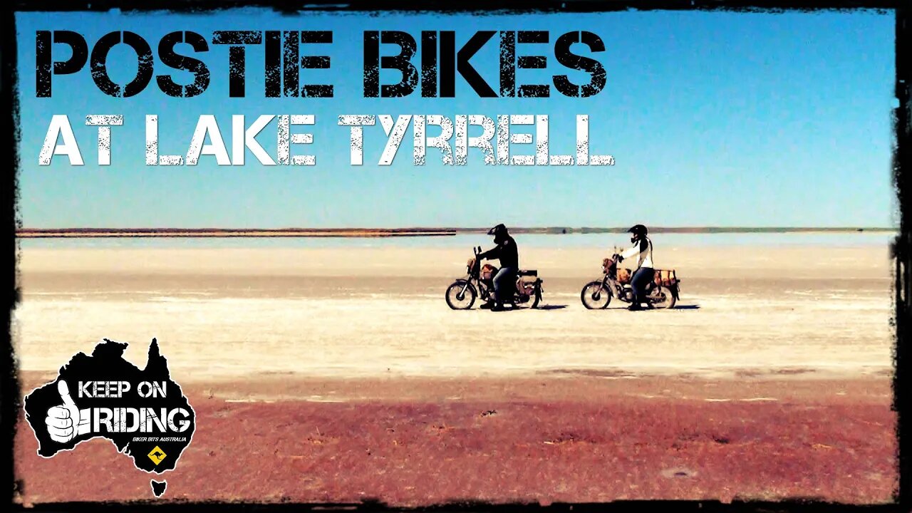 Postie Bikes at Lake Tyrrell