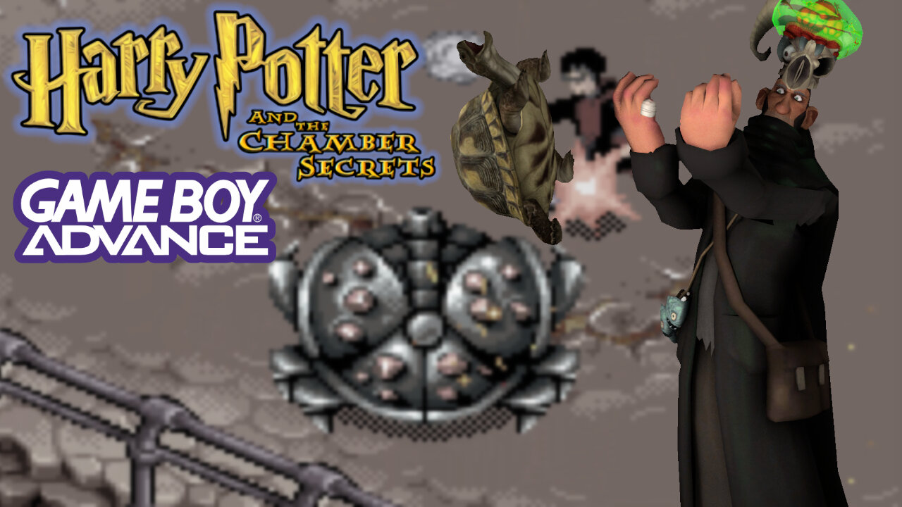 🎮 Let's Play 🎮 Harry Potter Chamber of Secrets GBA - Death Trap in the Bank_ Burn the Spiderwebs!