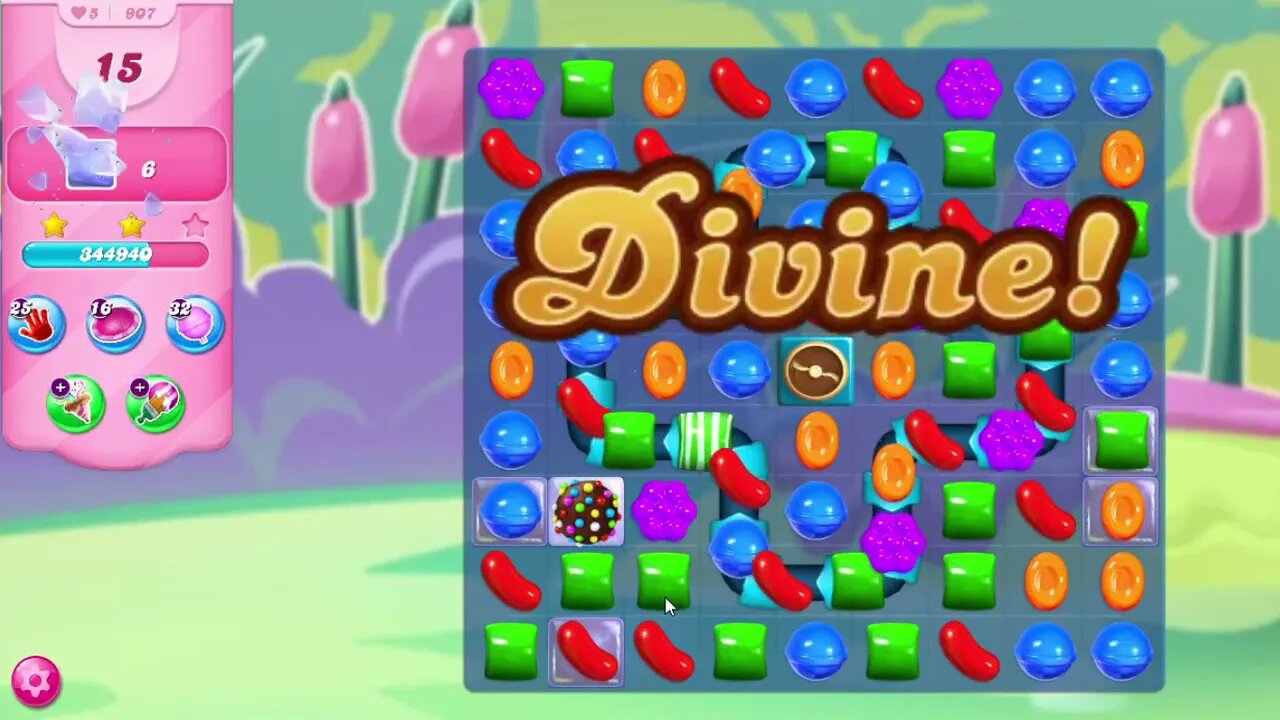 Candy Crush Saga Level 907