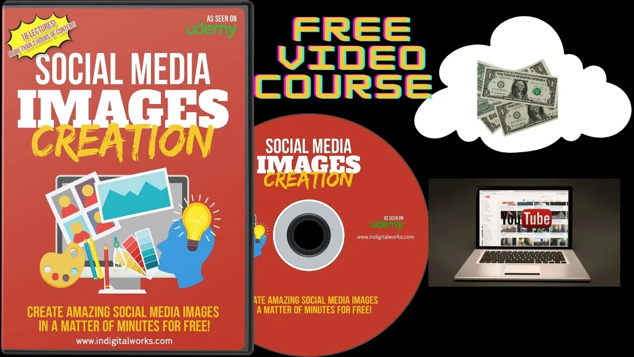 Learn Free Video Course ll Social Media Images Creation ll #sabircool #makemoneyonline