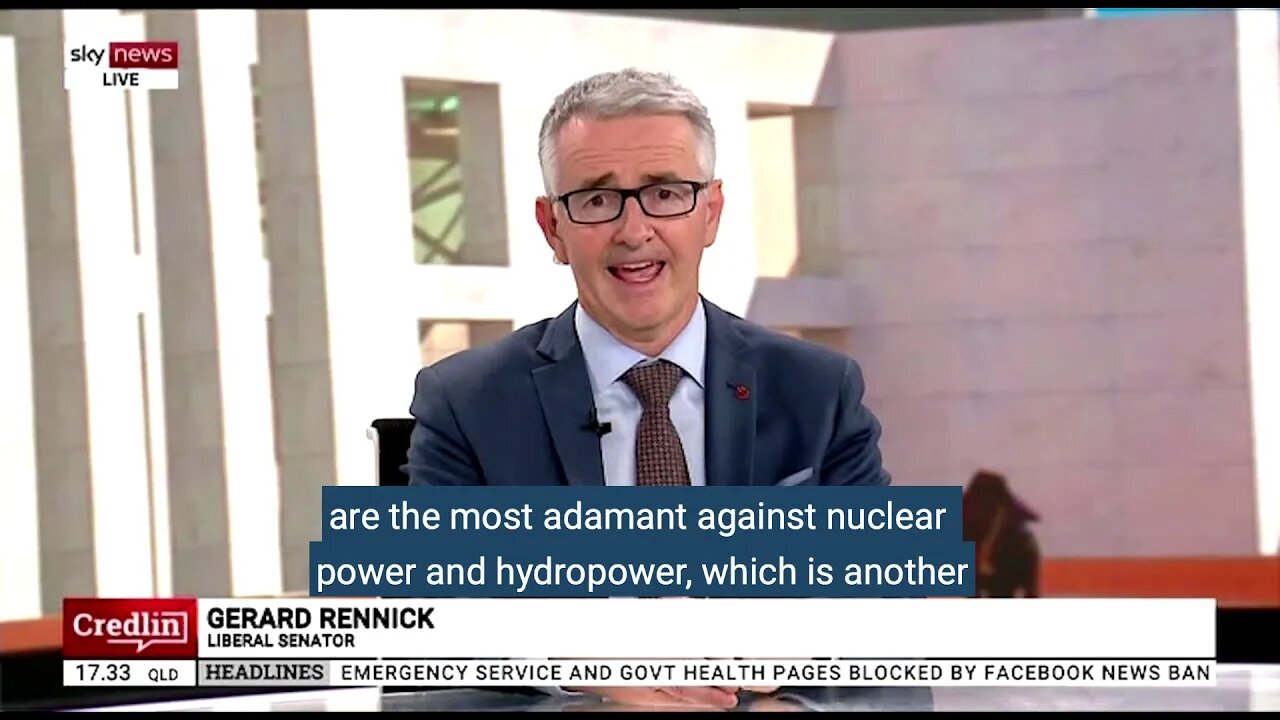 Senator Gerard Rennick talks Nuclear Energy with Credlin