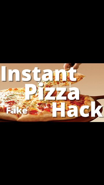 Making A Pizza In One Minute