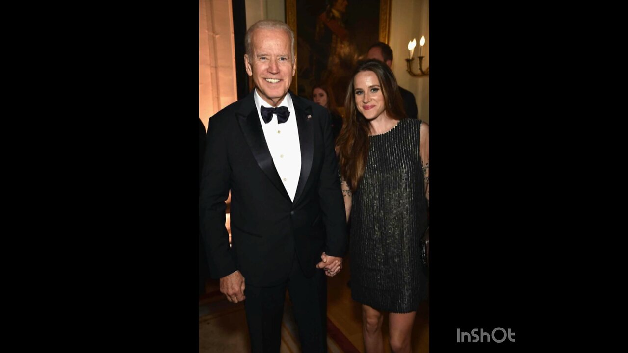 Joe Biden showers with young family members