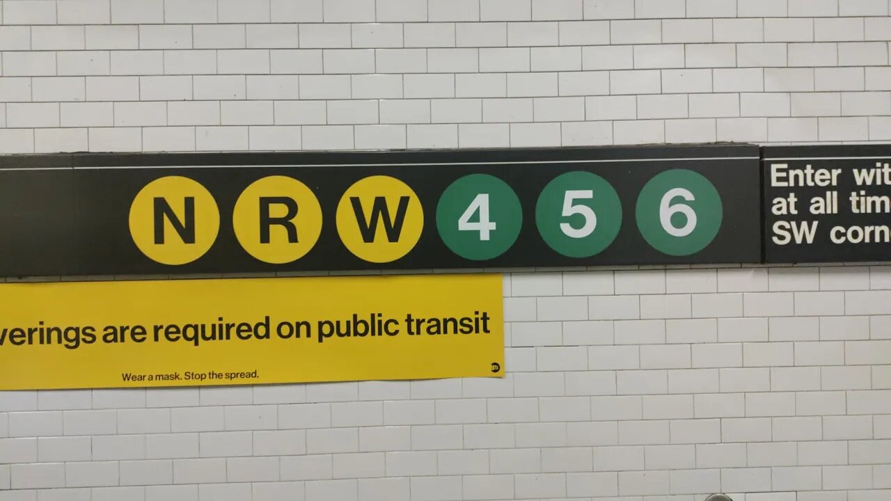 59th Street Lexington Avenue Station in New York City 2021.
