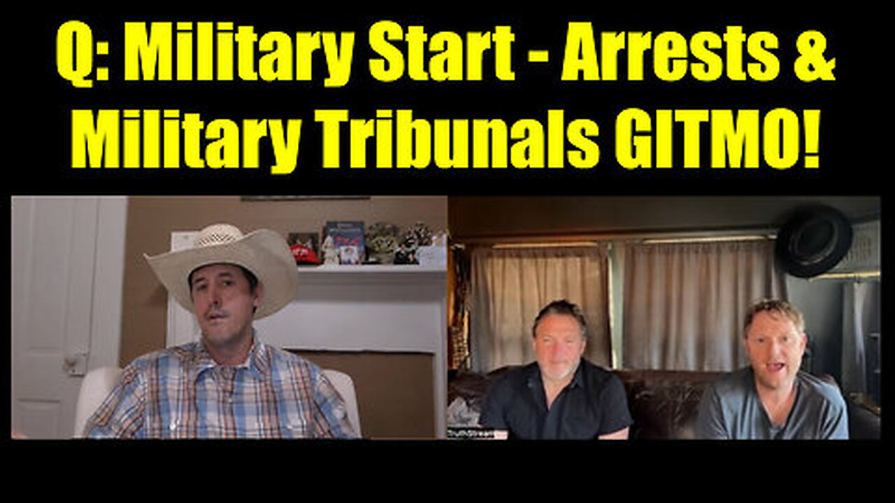 Derek Johnson & Q Drop Military Start - Arrests & Military Tribunals GITMO with TruthStream