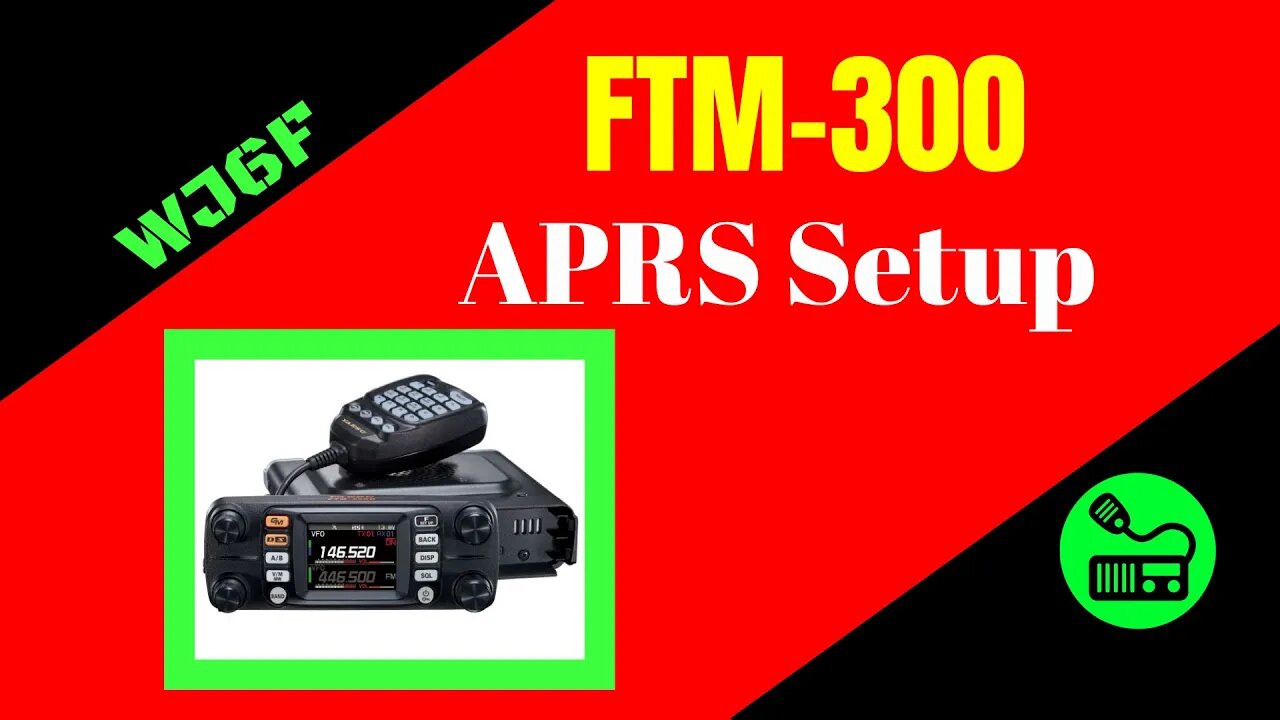 Yaesu FTM-300 APRS Setup Tutorial