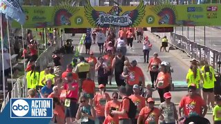 4:10 – 4:15 Saturday | Publix Gasparilla Distance Classic Finish Line