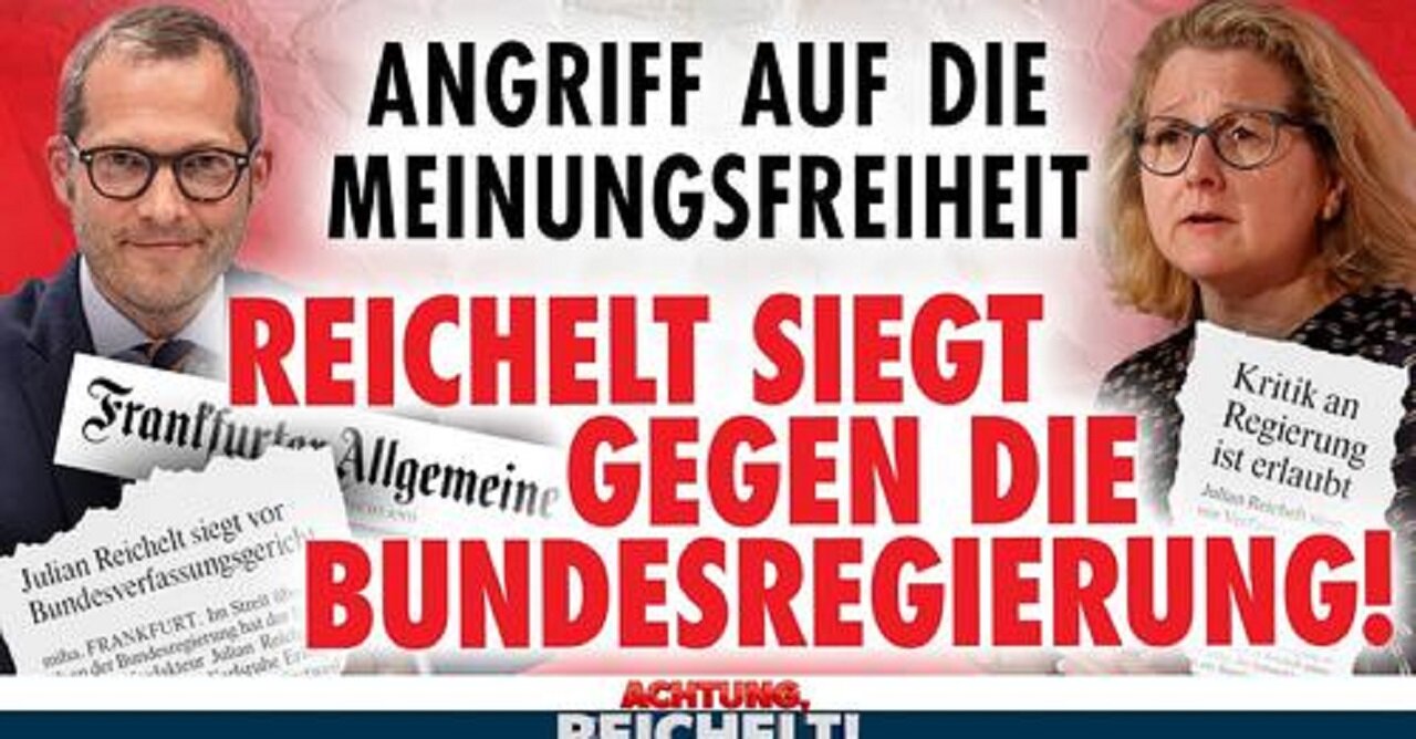 Reichelt siegt gegen Bundesregierung vor Verfassungsgericht!