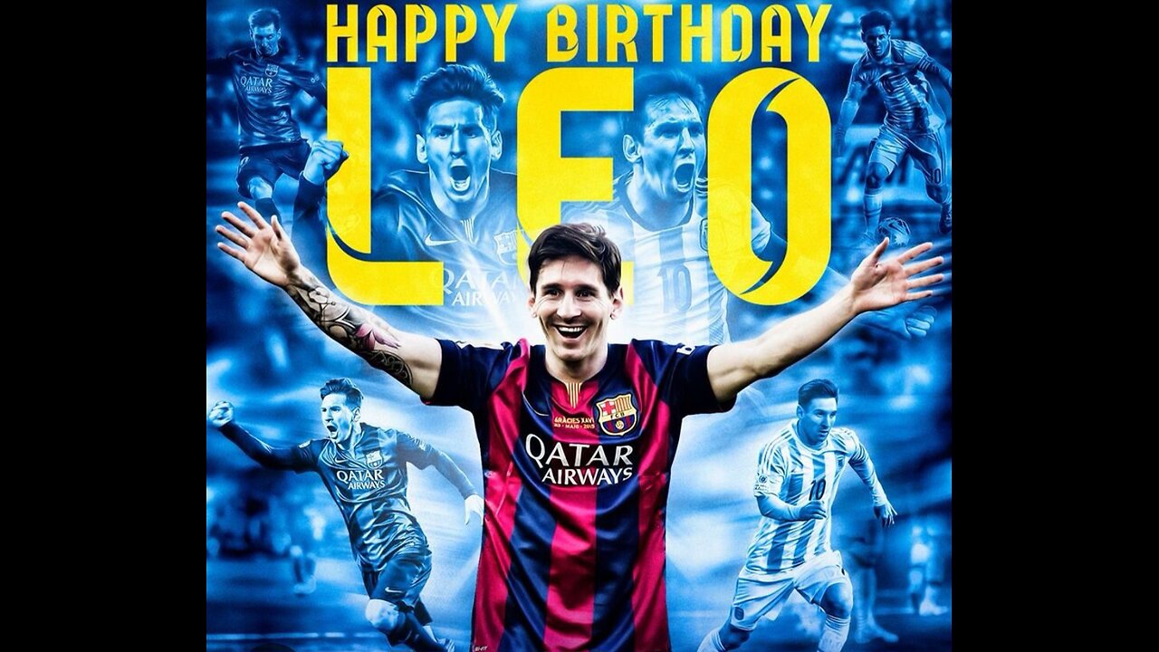 Happy Birthday The Legendary Messi 🎂🎂