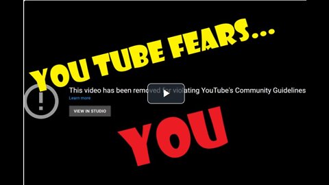 REMOVED BY YOUTUBE: "Judging you" - January 8 2021