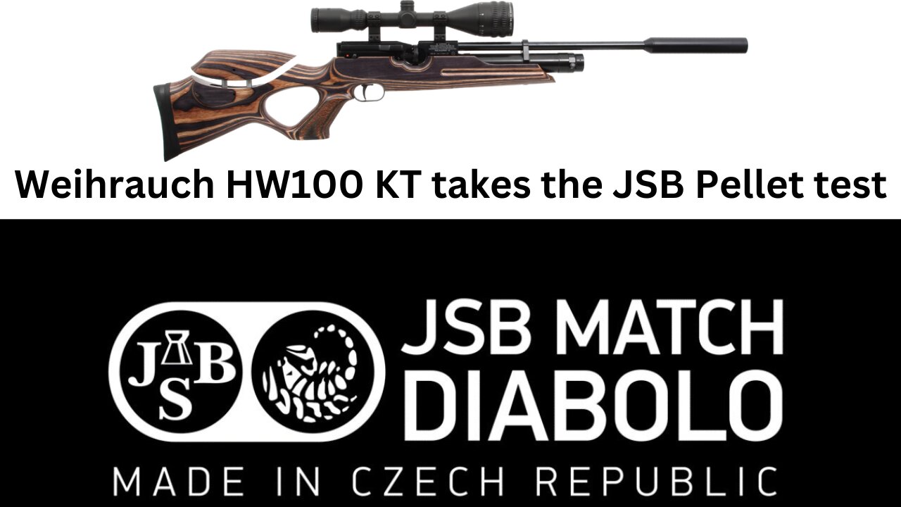 Weihrauch HW100 KT Takes the JSB Match diablo pellet challenge