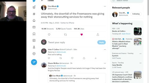 Did ELON say FREEMASONS?