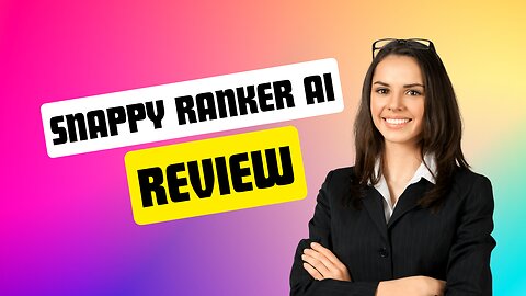 Snappy Ranker AI Review | This SEO Plugin Does EVERYTHING For You. Rank On Google Page 1 & Profit