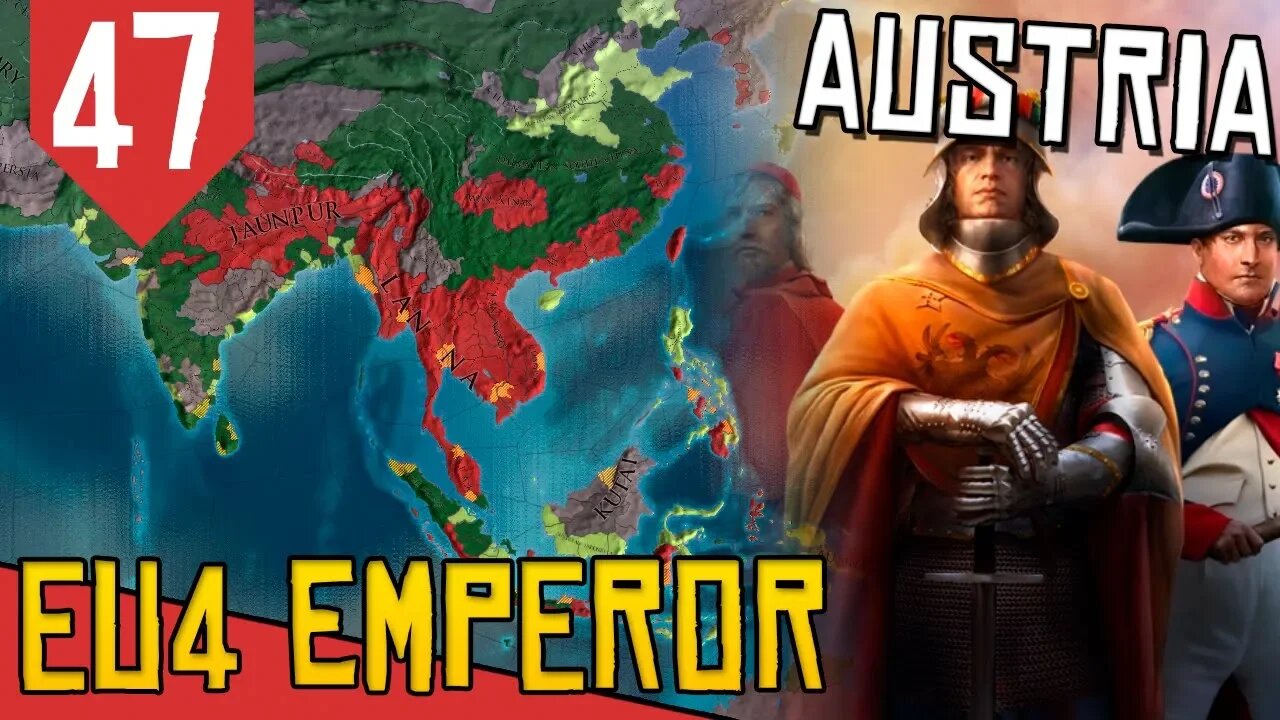 Declarei Guerra NO MUNDO (Que Sobrou) - EU4 Austria #47 [Série Gameplay Português PT-BR]