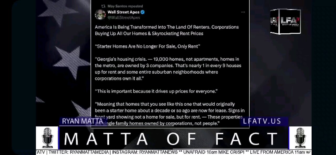 No Home for you. Thomas Jefferson warned us of this exact scenerio.