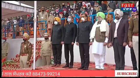 ਗਣਤੰਤਰਤਾ ਦਿਵਸ ਸਮਾਗਮ ਮੌਕੇ ਕੈਬਨਿਟ ਮੰਤਰੀ ਪੰਜਾਬ ਰਾਣਾ ਗੁਰਜੀਤ ਸਿੰਘ ਨੇ ਸ਼ਹੀਦਾਂ ਨੂੰਕੀਤਾ ਯਾਦ @Fast Punjab TV