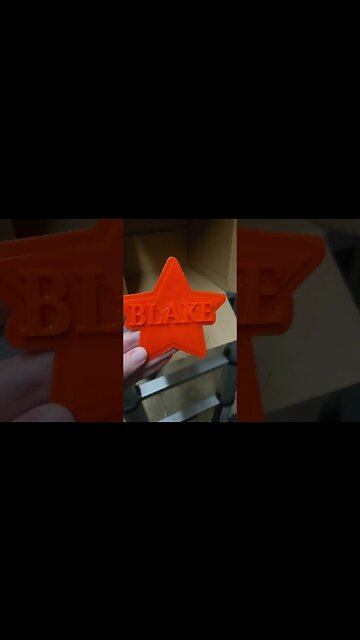 3D Printing a Xmas Star Decoration With Custom Name Captain Steve Vlog