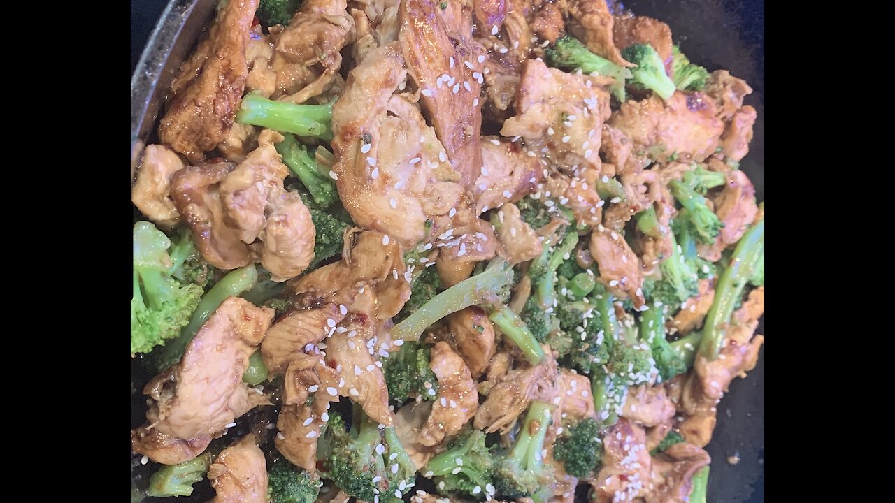 Chicken And Broccoli .