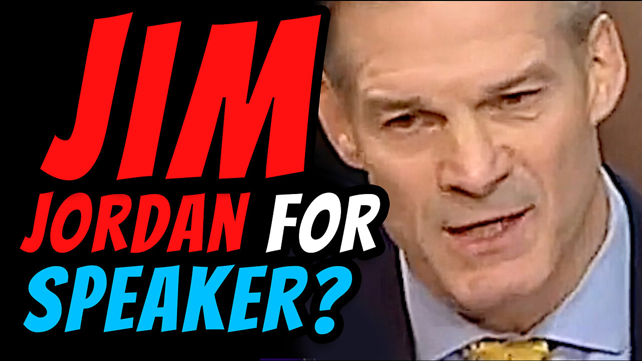 "JIM JORDAN FOR SPEAKER"