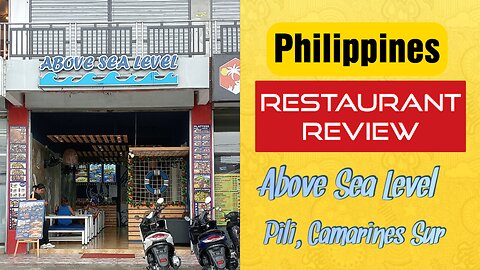 PHILIPPINES: Restaurant Review: ABOVE SEA LEVEL, Pili, Camarines Sur