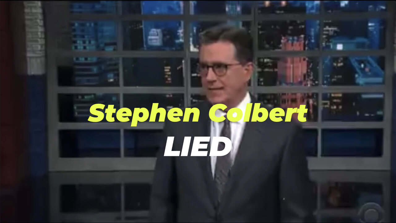 Stephen Colbert CAUGHT Lying About Tudor Dixon. SHOCKING