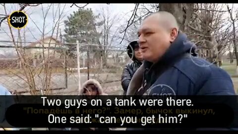 "How can we even explain this to people, that we saw our own Ukrainians shoot at us?" -Mariupol residents