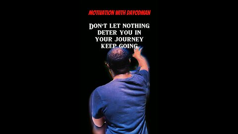 In The Journey #dayodman #keepgoing #keepmoving #eeyayyahh #motivation